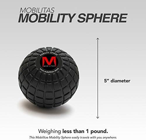 Mobilitas Sphere de Movilidad - Pelota de Masaje Grande de 5 Pulgadas, Herramienta de Liberación Miofascial y Psoas - Rodillo de Espuma para - imagen 4