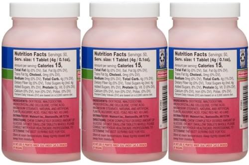 Tabletas de Glucosa Relion - Sabor Fruta Punch - 50 Unidades (Paquete de 3) - imagen 2