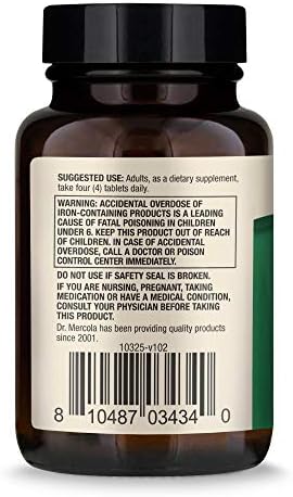 Dr. Mercola Spirulina Orgánica - 2,000 mg - Certificada USDA - Apoya la Desintoxicación y Salud Inmunológica - Superalimento - Sin OGM, Sin Gluten y - imagen 3