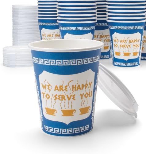 Taza de Café NY (50 tazas de papel con tapas) - imagen 1