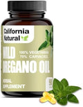 Cápsulas Blandas Vegetarianas de Aceite de Orégano Silvestre - California Natural - Apoyo al Sistema Inmunológico y Digestivo - 90 Controles - imagen 1
