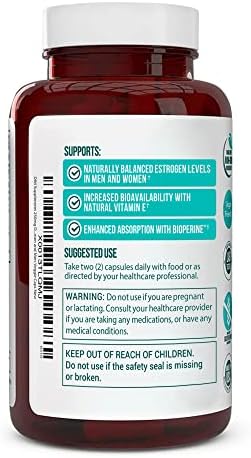 Suplemento DIM 250mg (Diindolilmetano) con Dong Quai, Vitamina E Natural y BioPerine - Alivio para la Menopausia y Acné Hormonal - Soporte Hormonal - imagen 4