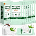 Toallitas Repelentes de Mosquitos Naturales, 70 Contenidos, Tamaño Portátil, Paquete Reutilizable de 10 Toallitas, Ideal para Camping, Senderismo y - imagen 1