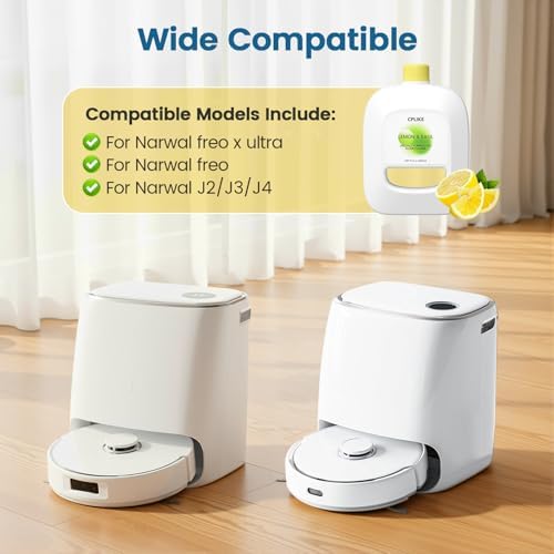 Solución de Limpieza CPLIKE para Suelos Compatible con Narwal Freo, Freo X Ultra, J4, J3, J2 - Limpiador Multi-Superficie con Aroma a Limón y - imagen 2