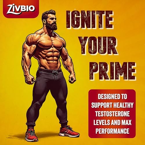 Suplemento Aumentador de Testosterona para Hombres - Mejora Muscular, Energía y Fuerza - Con Ashwagandha, Tongkat Ali, DIM, Zinc y Tribulus - 60 - imagen 4
