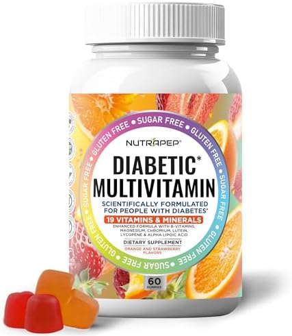 Gomitas Masticables Multivitamínicas NutraPep Premium para Mujeres y Hombres - Suplemento Sin Azúcar y Sin Gluten - Calcio, Magnesio, Zinc, - imagen 1