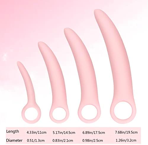 Set de 4 Dilatadores de Silicón para Entrenamiento de Músculos del Suelo Pélvico Lyniya - imagen 3