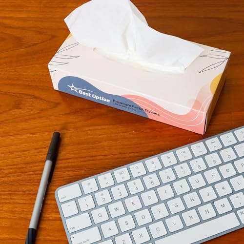 Papel Facial Suave de 2 Capas, Blanco, Caja de 100 Piezas | Profesional, Suave y Duradero | Ideal para Baño, Oficina, Negocios, Escuela (12 Cajas, - imagen 7