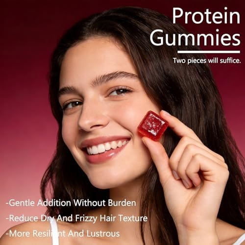 Gomitas de Proteína YKSDQ para Mujeres y Hombres, 20g de Proteína por Porción, Sin Azúcar, Veganas, Con Colágeno, Sabor a Berries Mixtas, 60 Gomitas - imagen 4
