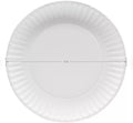 Platos Desechables de Papel Ecowal 300 Piezas de 9 Pulgadas – Resistentes a Grasas, Impermeables y Apto para Microondas – Blancos para BBQ, Fiestas, - imagen 1