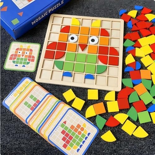 Actividades para la Demencia en Adultos Mayores, 120 Piezas de Rompecabezas de Madera, Juegos de Memoria para Personas con Alzheimer - imagen 1