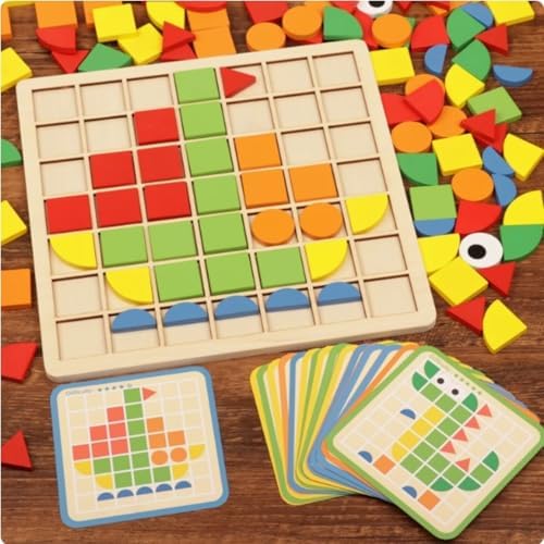 Actividades para la Demencia en Adultos Mayores, 120 Piezas de Rompecabezas de Madera, Juegos de Memoria para Personas con Alzheimer - imagen 4