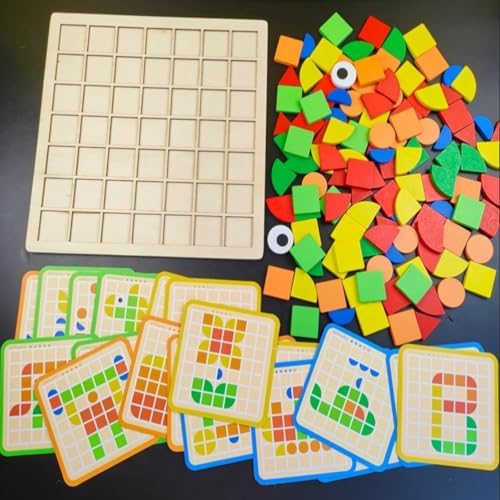 Actividades para la Demencia en Adultos Mayores, 120 Piezas de Rompecabezas de Madera, Juegos de Memoria para Personas con Alzheimer - imagen 5