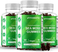 Gomitas de Musgo Marino Irlandés Vitamatic con Algas Marinas y Raíz de Bardana – Suplemento Botánico Vegano, No GMO – 60 Piezas - Paquete de 3 - imagen 1