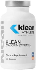 Klean ATHLETE Klean Citrato de Calcio - Apoyo para Huesos y Densidad - Libre de Gluten, Vegano y No Transgénico - 120 Cápsulas - imagen 1