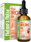 Nature's Nutra Easy Iron, Hierro Líquido Premium para Bebés, Niños y Adolescentes, Ferrochel, Anemia, No GMO, Kosher, 2 Fl. Oz (60ml) - imagen 1