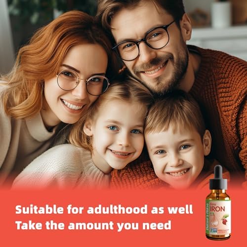 Nature's Nutra Easy Iron, Hierro Líquido Premium para Bebés, Niños y Adolescentes, Ferrochel, Anemia, No GMO, Kosher, 2 Fl. Oz (60ml) - imagen 7