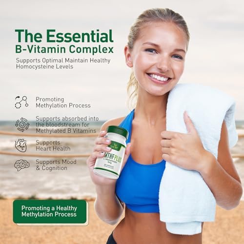 Simlike Folato Activo (5-MTHF) con Complejo de Vitaminas B, B12, B2 y B6 - Apoya la Metilación y Niveles Saludables de Homocisteína - Sin Gluten, Sin - imagen 3