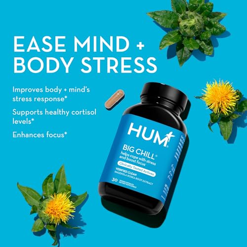 Suplemento HUM Big Chill de Rhodiola Rosea, Adaptógeno Herbal para Calma, Enfoque y Equilibrio Adrenal, 500mg, 30 Cápsulas Veganas Sin Gluten - imagen 2