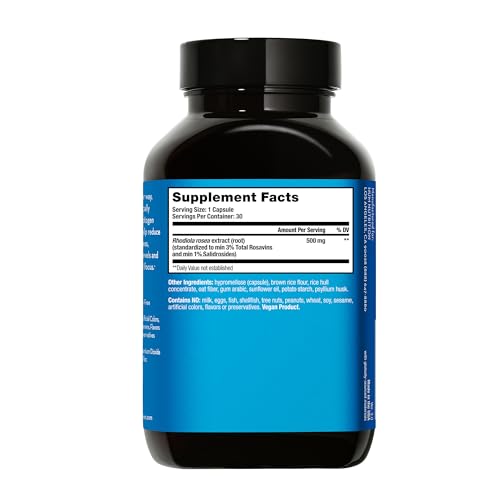 Suplemento HUM Big Chill de Rhodiola Rosea, Adaptógeno Herbal para Calma, Enfoque y Equilibrio Adrenal, 500mg, 30 Cápsulas Veganas Sin Gluten - imagen 7