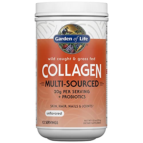 Suplemento en Polvo de Colágeno Marino y de Pastura Garden of Life (Tipo I, III) con Probióticos y BCAAs para Movilidad, Salud Articular, Cabello, - imagen 2