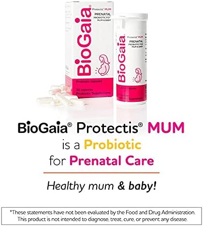 BioGaia Protectis Mum | Probiótico Prenatal | Apoyo Digestivo e Inmunológico para Mamá y Bebé | 30 Cápsulas - imagen 2