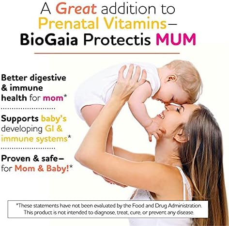 BioGaia Protectis Mum | Probiótico Prenatal | Apoyo Digestivo e Inmunológico para Mamá y Bebé | 30 Cápsulas - imagen 3