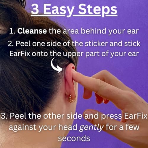 EarFix Corrector de Oídos para Bebés (Paquete de 8) – Parche Suave para Dar Forma a Oídos de Infantes de 3+ Meses – Cinta Hipoalergénica Impermeable - imagen 2