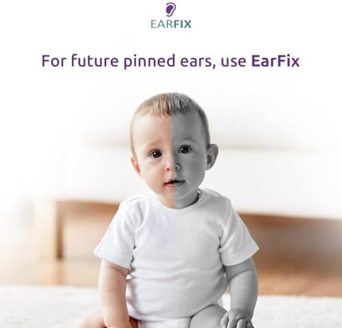 EarFix Corrector de Oídos para Bebés (Paquete de 8) – Parche Suave para Dar Forma a Oídos de Infantes de 3+ Meses – Cinta Hipoalergénica Impermeable - imagen 5