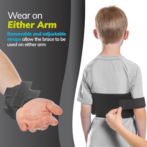 Inmovilizador de Hombro Pediátrico BraceAbility | Faja de Brazo para Niños para Fracturas de Clavícula y Lesiones de Hombro - Talla Infantil - imagen 5