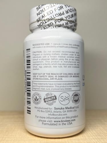 Suplemento Bruizex Lympho Flow para Drenaje Linfático, Apoya la Salud del Sistema Linfático, 60 Cápsulas con Quercetina - imagen 6