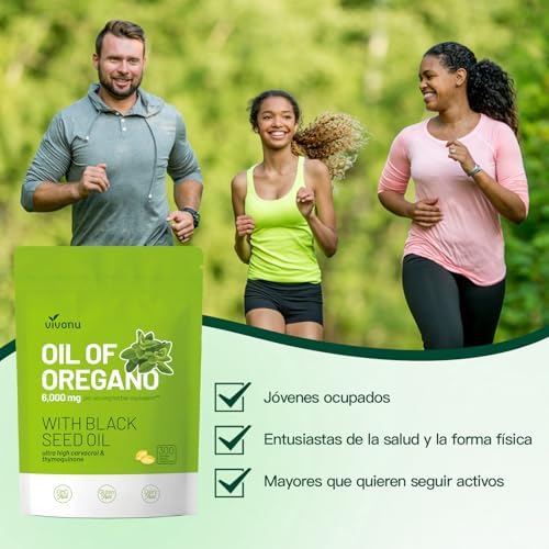 Cápsulas de Aceite de Orégano MicaNutra, Aceite de Orégano Balanceado con Aceite de Semilla Negra, Softgels Orgánicos, Carvacrol, Timoquinona, No - imagen 5