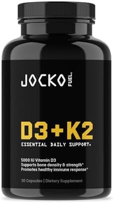 Jocko Vitamina D3 + K2 - Suplemento de Vitamina para la Salud Ósea y Inmunológica - imagen 1