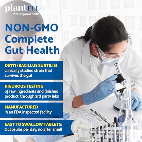 Probióticos y Enzimas Digestivas 4 en 1 - Salud Digestiva Completa para Hombres y Mujeres - Alivio de Gas y Distensión - 60 Cápsulas No GMO - imagen 7