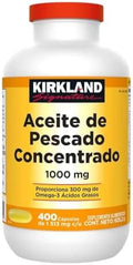 Aceite de Pescado Kirkland Signature 1000mg, 400 Cápsulas - imagen 1