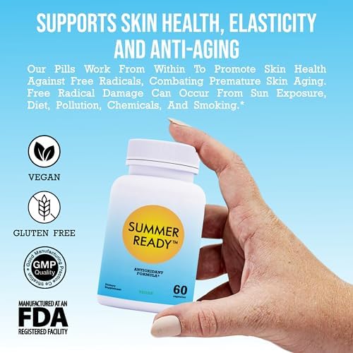 Cápsulas Suplemento para el Cuidado de la Piel - Nicotinamida/Niacinamida/Niacina 500mg (Vitamina B3) y Extracto de Polypodium Leucotomos 480mg, Rica - imagen 4