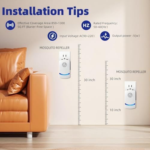 Repelente Ultrasónico HOMEPAC 2026 Mejorado, Control de Plagas Interior para Cucarachas, Hormigas, Moscas, Mosquitos y Roedores, 6 Piezas - imagen 4