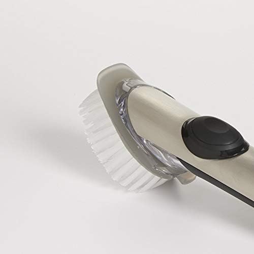 Cepillo de Cocina OXO de Acero Inoxidable con Dispensador de Jabón y 2 Refills para Cepillo - imagen 4