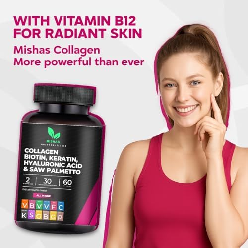 Píldoras de Colágeno Múltiple para el Cabello - Biotina 10,000mcg, Queratina y Ácido Hialurónico - Vitaminas para el Crecimiento del Cabello, Piel y - imagen 4