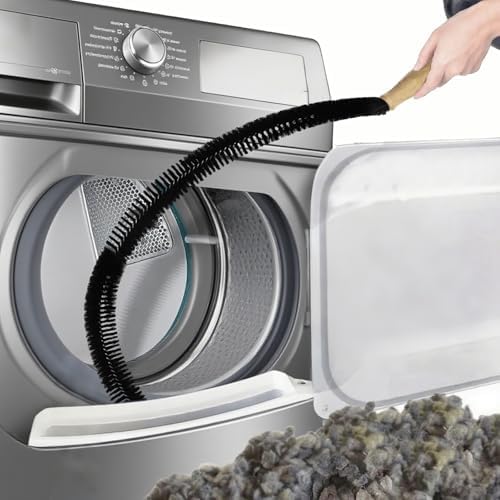 Cepillo Limpiador de Ventilación para Secadora Rejarr, 49.21 Pulgadas, Flexible para Eliminar Pelusa y Pelo de Mascotas, Mejora la Eficiencia de - imagen 8