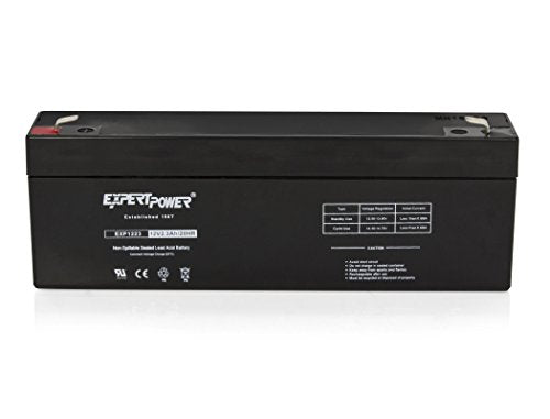 Batería Recargable ExpertPower EXP1223-2.3Ah 12V SLA AGM con Terminales F1, Reemplazo Pequeño para Panel Alexor, Cortadora Dr Trimmer, CA1223, - imagen 2