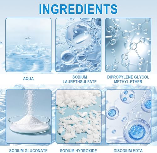 Removedor de Manchas para Ropa 2 Piezas, Spray Emulsificador No Iónico, Limpiador Potente con Enzimas Activas para Lavado de Ropa - imagen 6