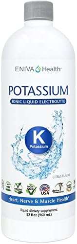 Suplemento Líquido de Potasio Iónico Eniva Health para Reemplazo de Electrolitos y Soporte Metabólico | 600 MG | Sin Gluten, Sin Azúcar y Amigable - imagen 1