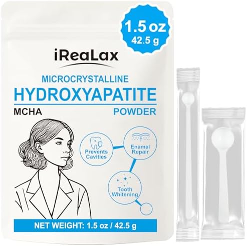 iReaLax Polvo de Hidroxiapatita Microcristalina 100% Pura 42.5g (1.5 oz) | Polvo No Nano para Dientes | Formulaciones DIY | Cristales Mcha sin Sabor - imagen 1