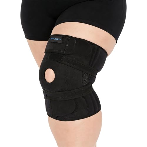 Faja para Rodilla Nvorliy para Hombres y Mujeres Talla Grande (XL/2XL/3XL) - Soporte Ajustable para Dolor de Artritis y Desgarro de Menisco con - imagen 1