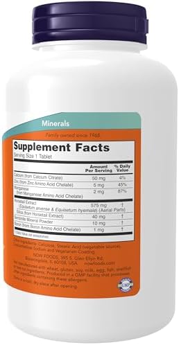 NOW Foods - Complejo de Sílice Vegetariano 500 mg - 180 Tabletas - imagen 2
