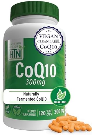 Health Thru Nutrition CoQ-10 300mg - 120 Cápsulas | Ubiquinona de Alta Potencia | Apoya la Energía Celular y Protección Antioxidante | Sin OMG, Sin - imagen 1