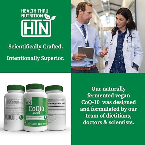 Health Thru Nutrition CoQ-10 300mg - 120 Cápsulas | Ubiquinona de Alta Potencia | Apoya la Energía Celular y Protección Antioxidante | Sin OMG, Sin - imagen 5
