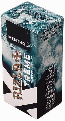 Tarjetas de Aroma RIZLA Menthol XTreme - 25 Tarjetas por Caja - 1 Caja - imagen 1