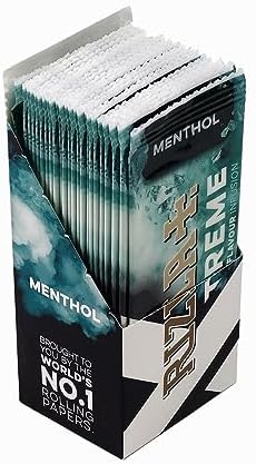 Tarjetas de Aroma RIZLA Menthol XTreme - 25 Tarjetas por Caja - 1 Caja - imagen 2